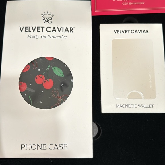 12 PRO MAX Velvet Caviar Phone Case &  Magnetic Wallet - Picture 2 of 3